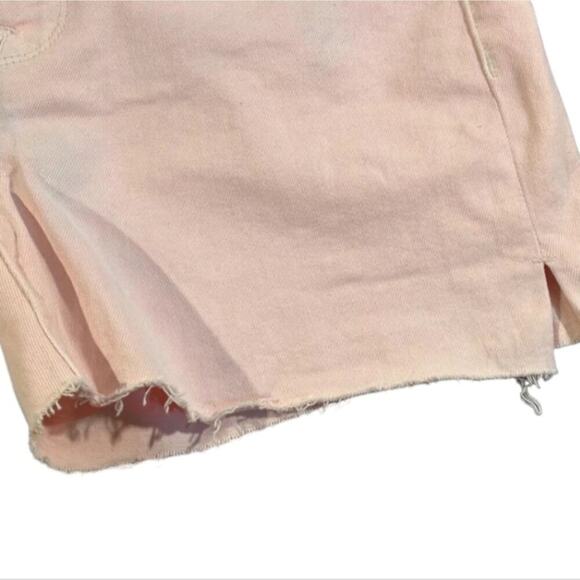 Sanctuary Denim Pink Frayed‎ Hem Cutoff Shorts Size 28 Distressed Casual - Picture 8 of 16